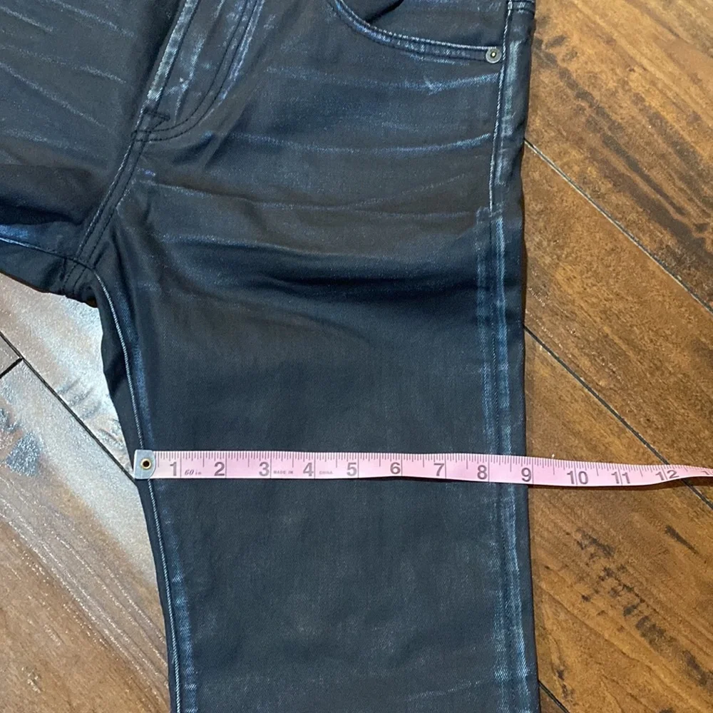 NWT Cult of Individuality Sample Stilt Skinny Blue/Black Waxed Denim Jeans #C192